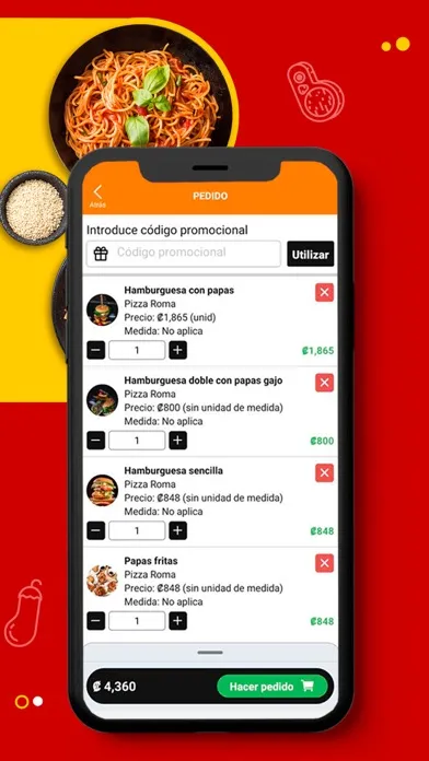 Tangkapan skrin Te Lo Llevo Delivery