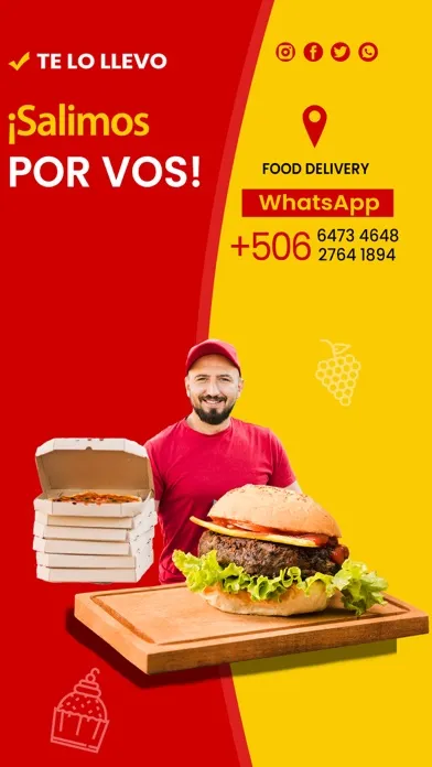 Tangkapan skrin Te Lo Llevo Delivery