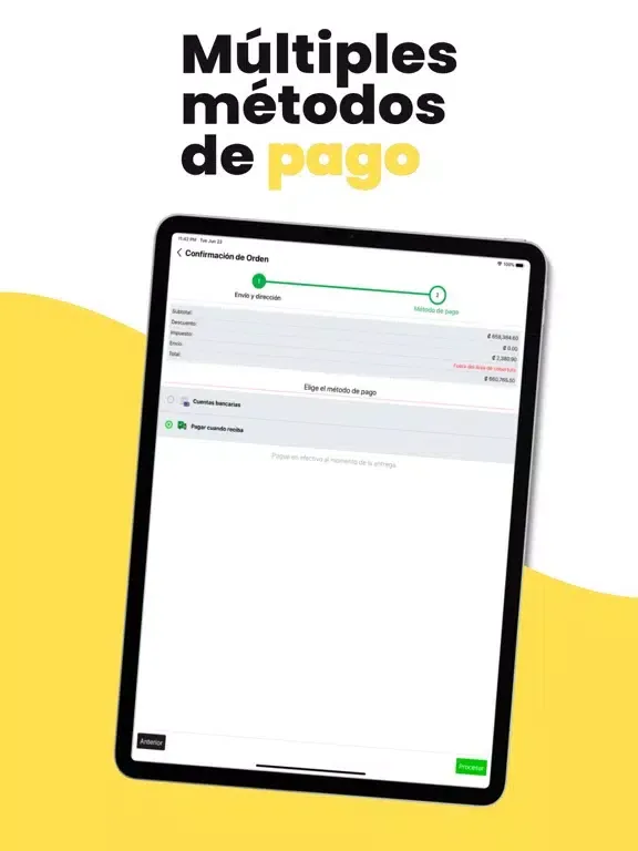 Ticotortillas iPad  स्क्रीनशॉट