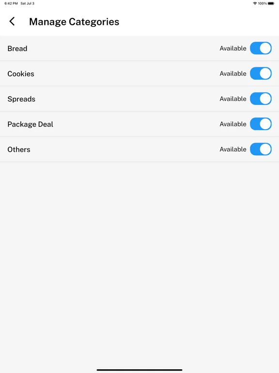 Tangkapan skrin Mimo Biz iPad 