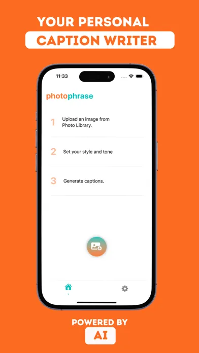 PhotoPhrase: AI Photo Captions 스크린샷