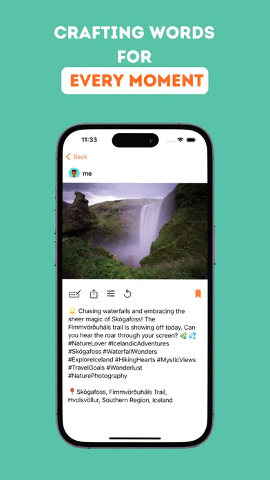 PhotoPhrase: AI Photo Captions 스크린샷