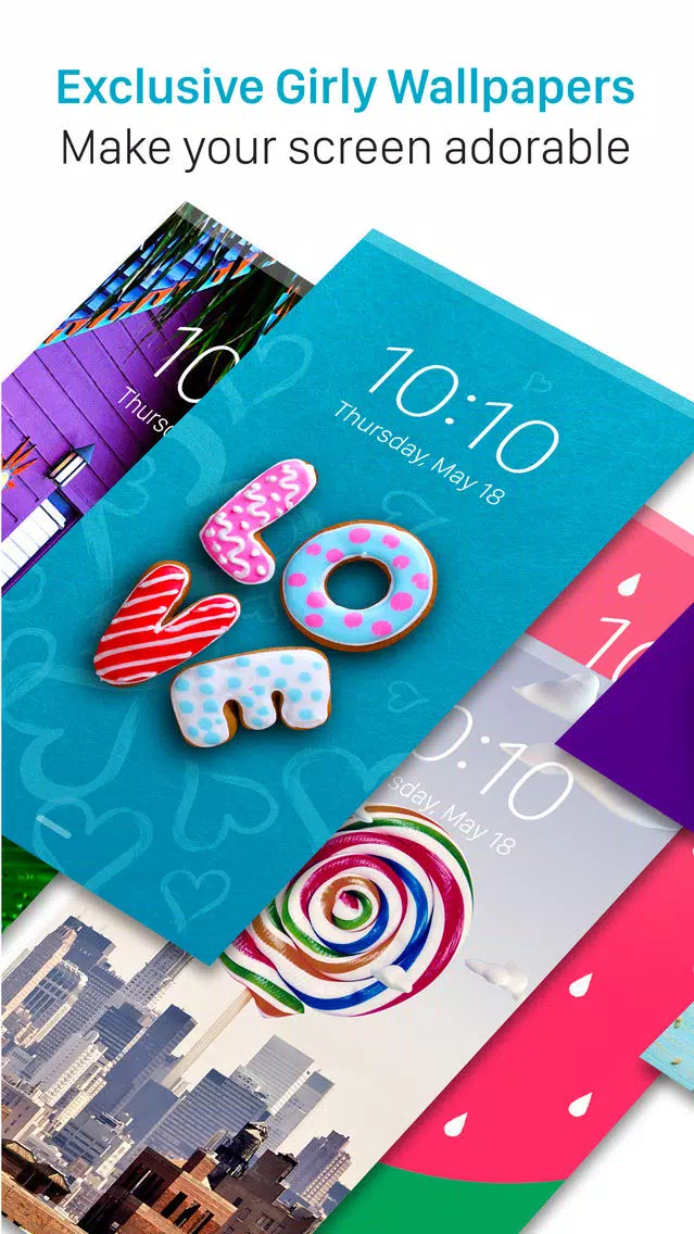 Tangkapan layar Girly Wallpapers ™