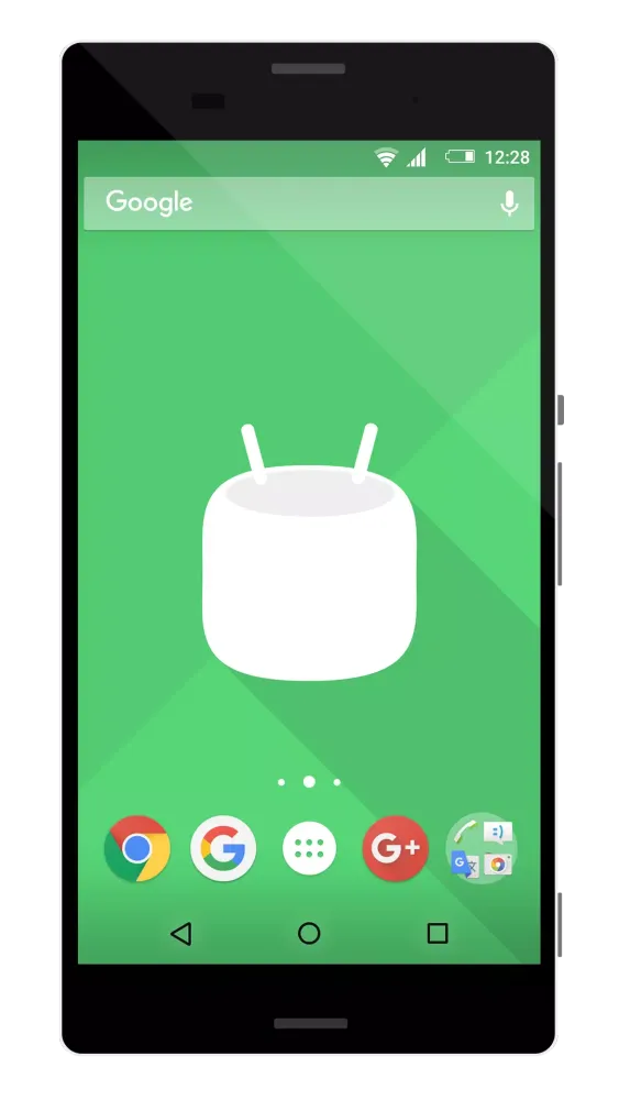 Screenshot di Theme Android M Black