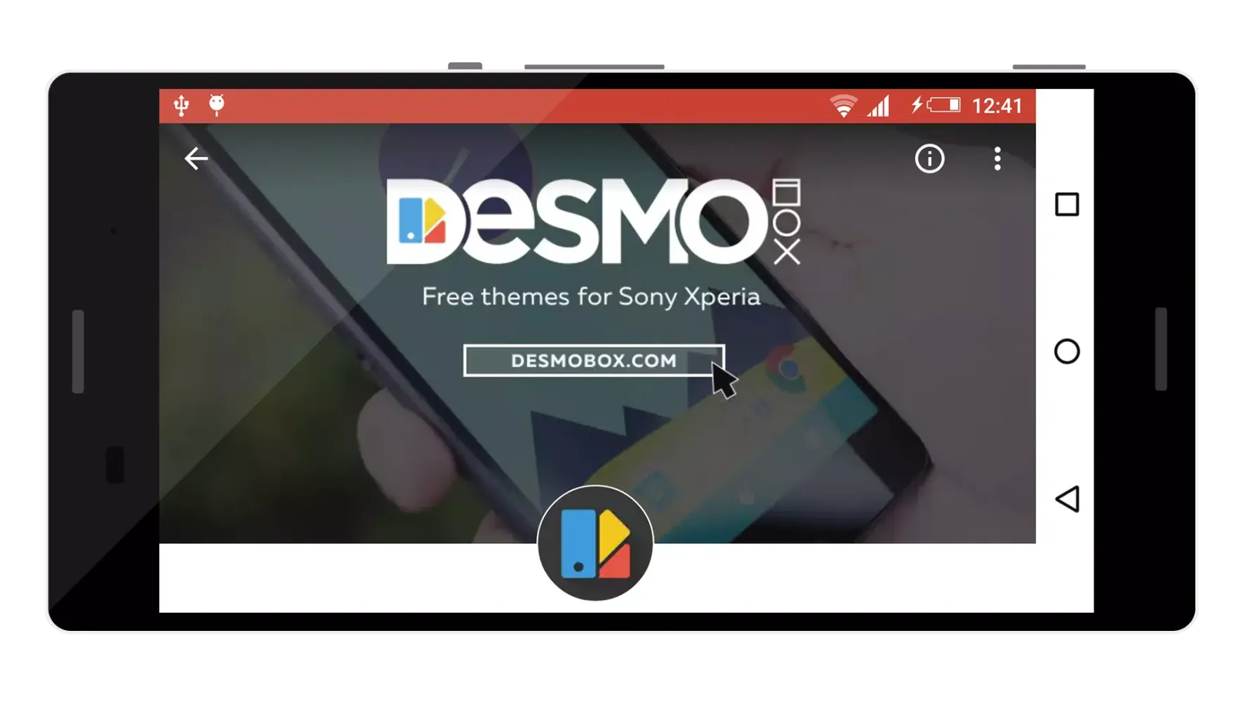 Screenshot di Theme Android M Black