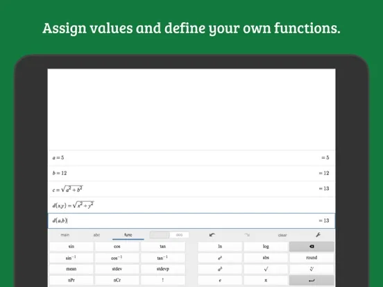 Desmos Scientific Calculator iPad  سکرین شاٹس