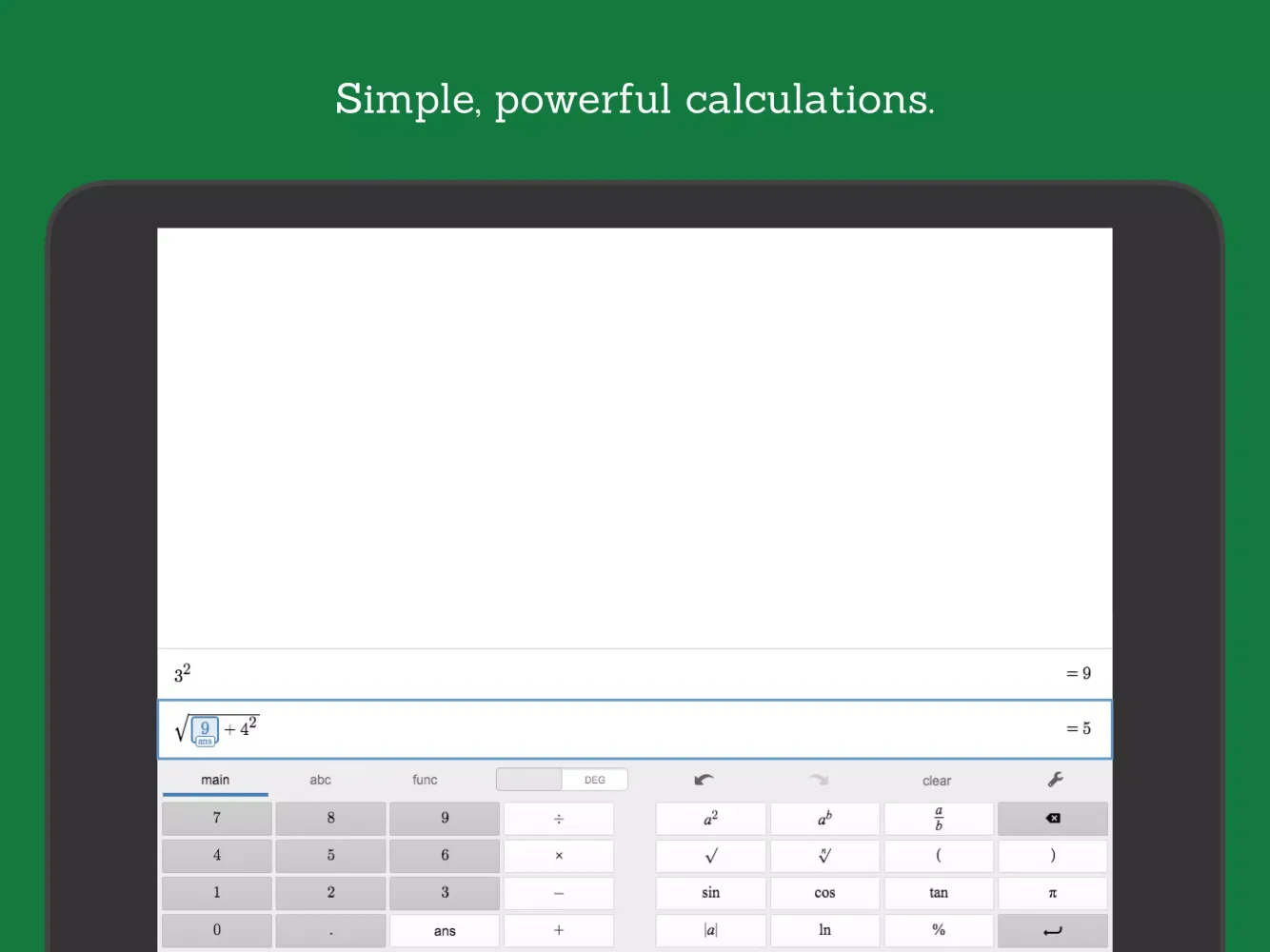 Tangkapan layar Desmos Scientific Calculator