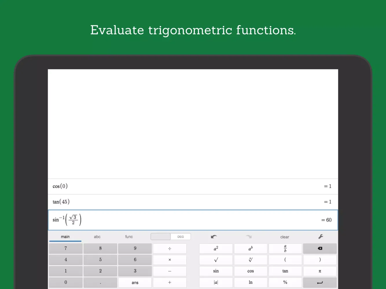 Tangkapan layar Desmos Scientific Calculator