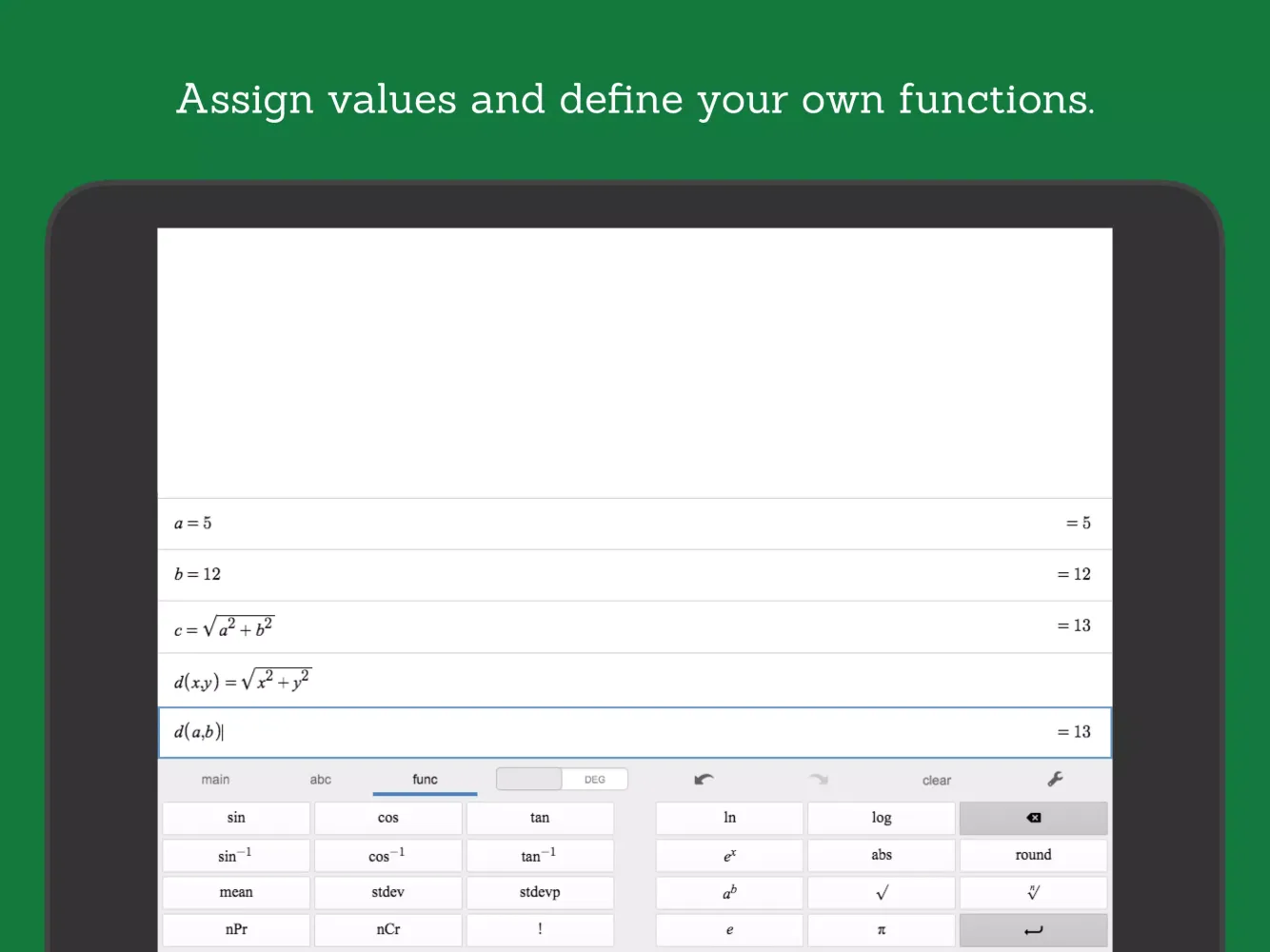 Tangkapan layar Desmos Scientific Calculator