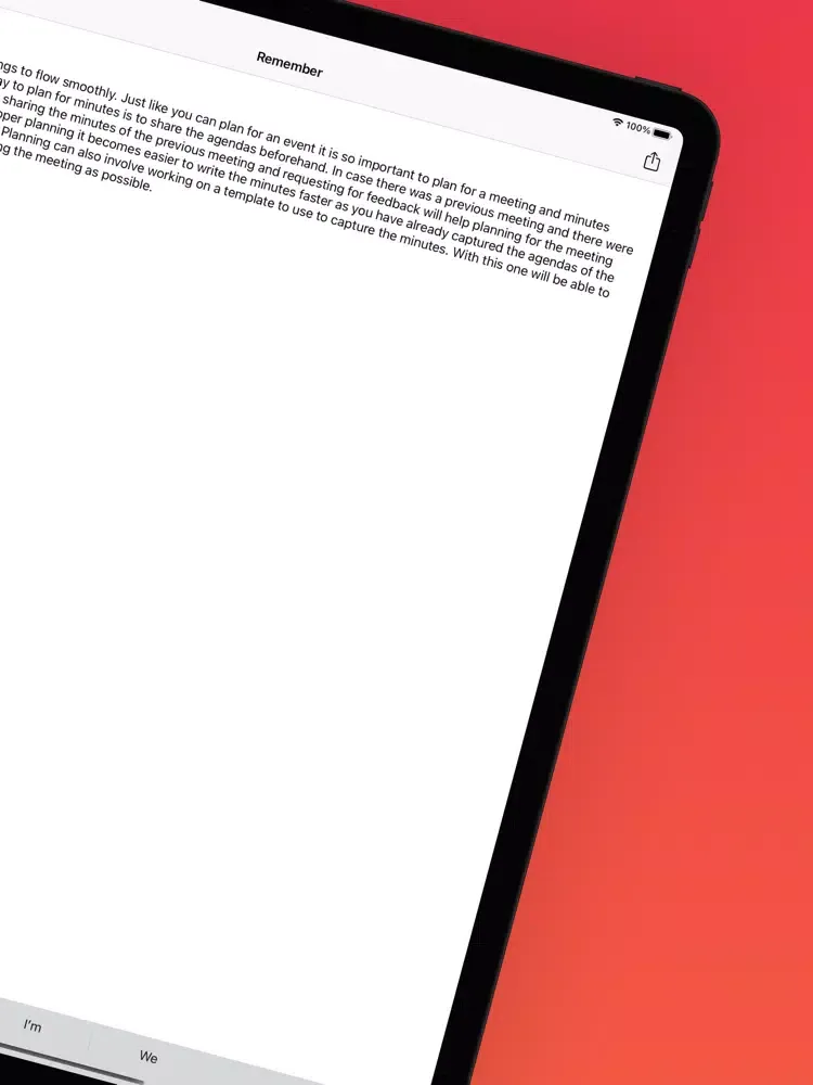 Just Notes - Memo Notepad iPad  স্ক্রিনশট