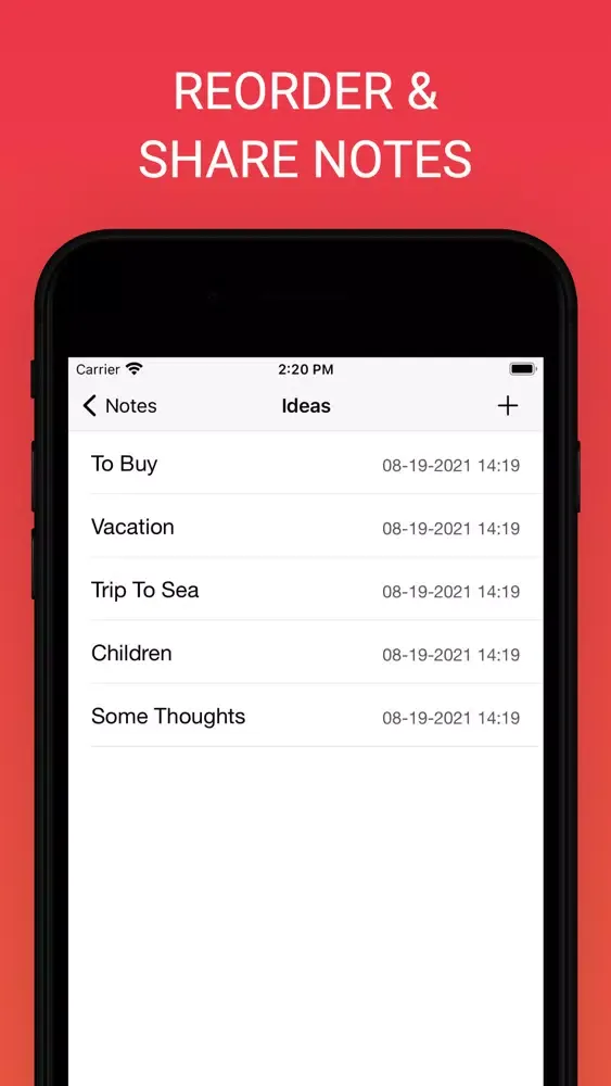 Just Notes - Memo Notepad স্ক্রিনশট