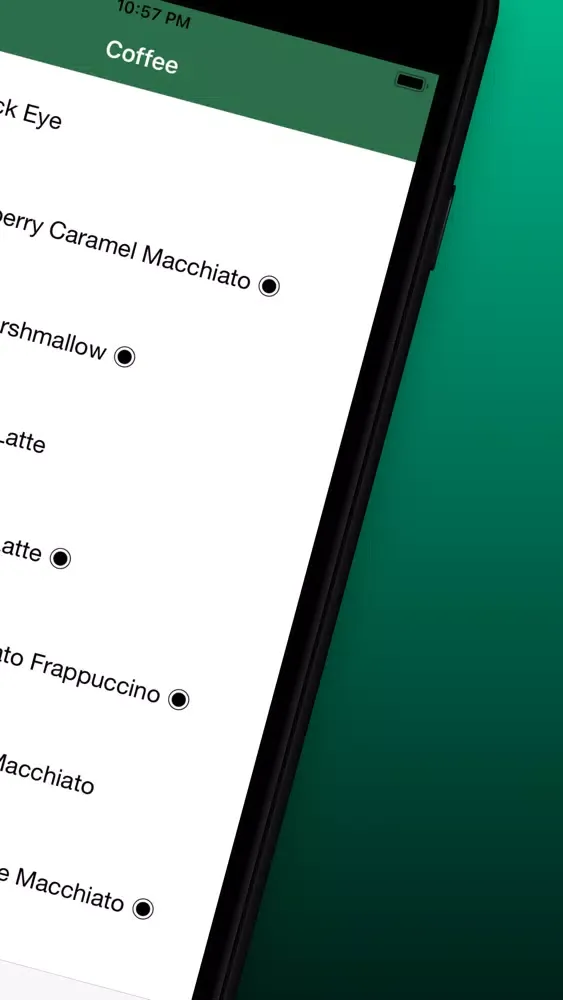 Zrzuty ekranu Secret Menu for Starbucks Plus