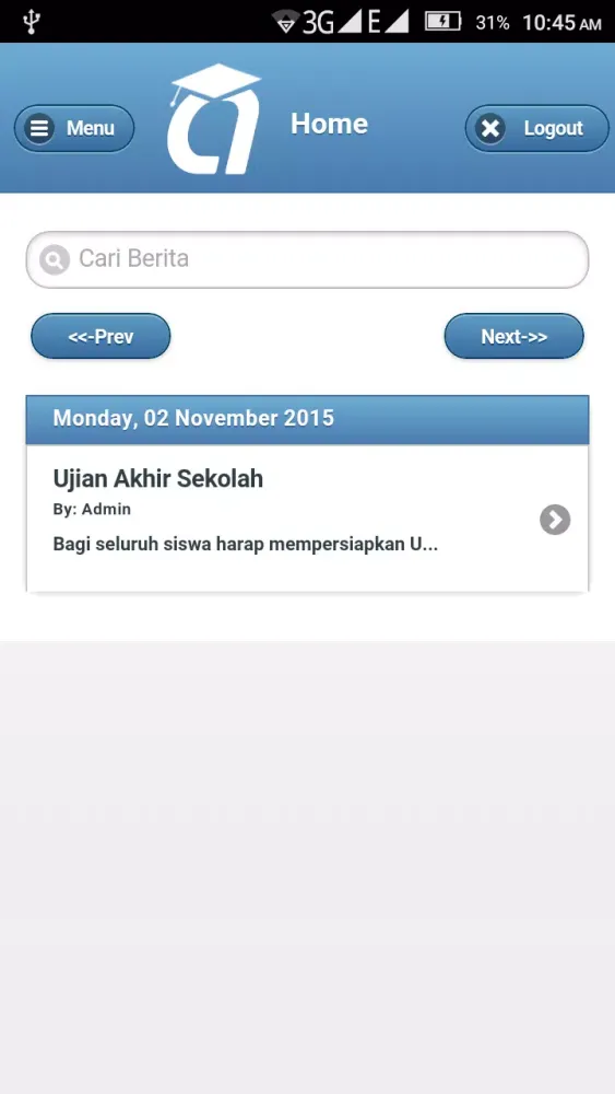 ภาพหน้าจอของ AbsenKu Sekolah
