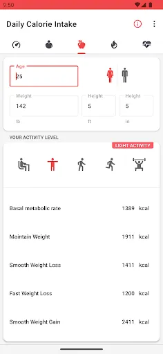 BMI Calculator应用截图