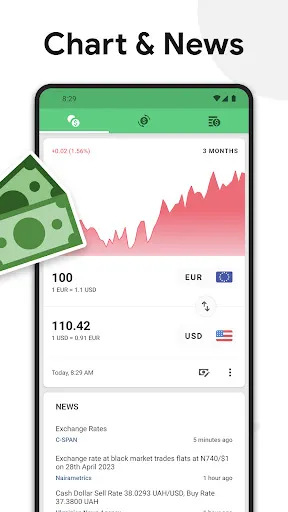 ภาพหน้าจอของ RateX Currency Converter