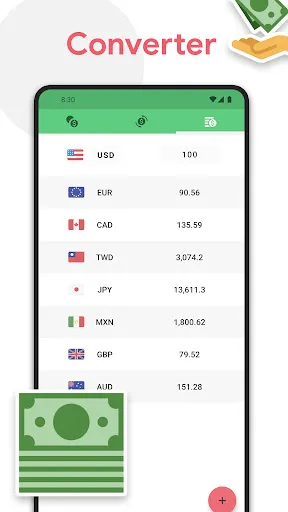 ภาพหน้าจอของ RateX Currency Converter