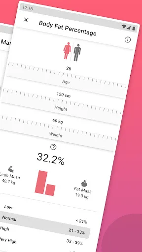 Weight Loss Tracker سکرین شاٹس