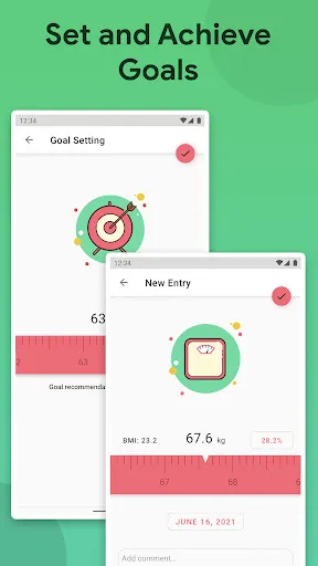 Weight Loss Tracker سکرین شاٹس
