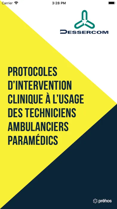 Captures d'écran de Protocoles Paramédics Québec