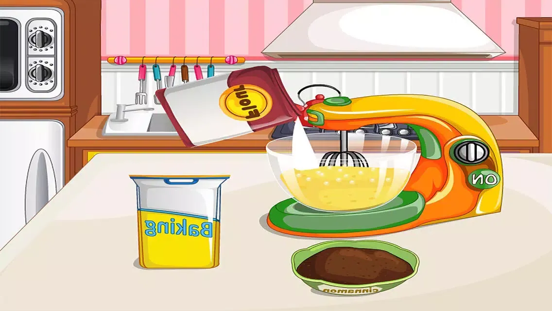 Ảnh chụp màn hình của Thanksgiving Cake free Cooking games for girls