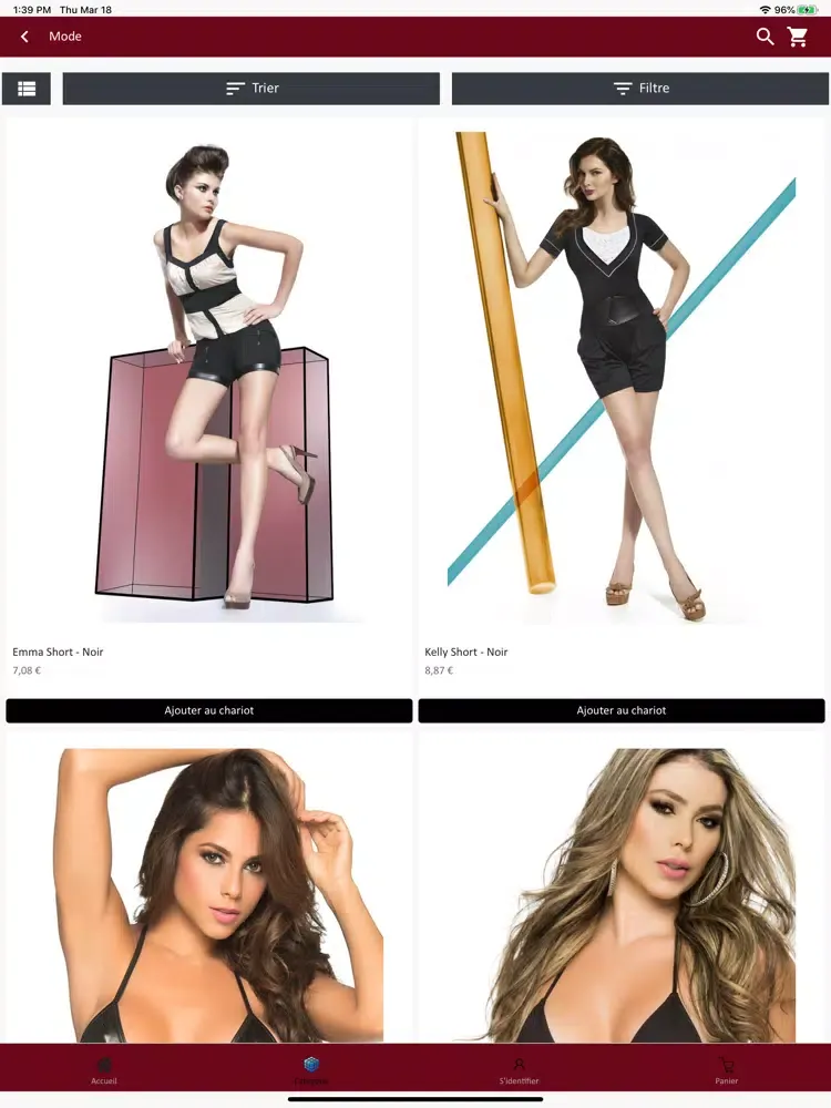 Dessous Prives iPad  Ekran Görüntüleri