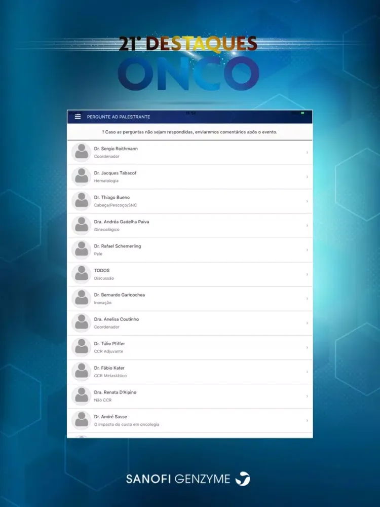 21° Destaques Onco iPad 应用截图