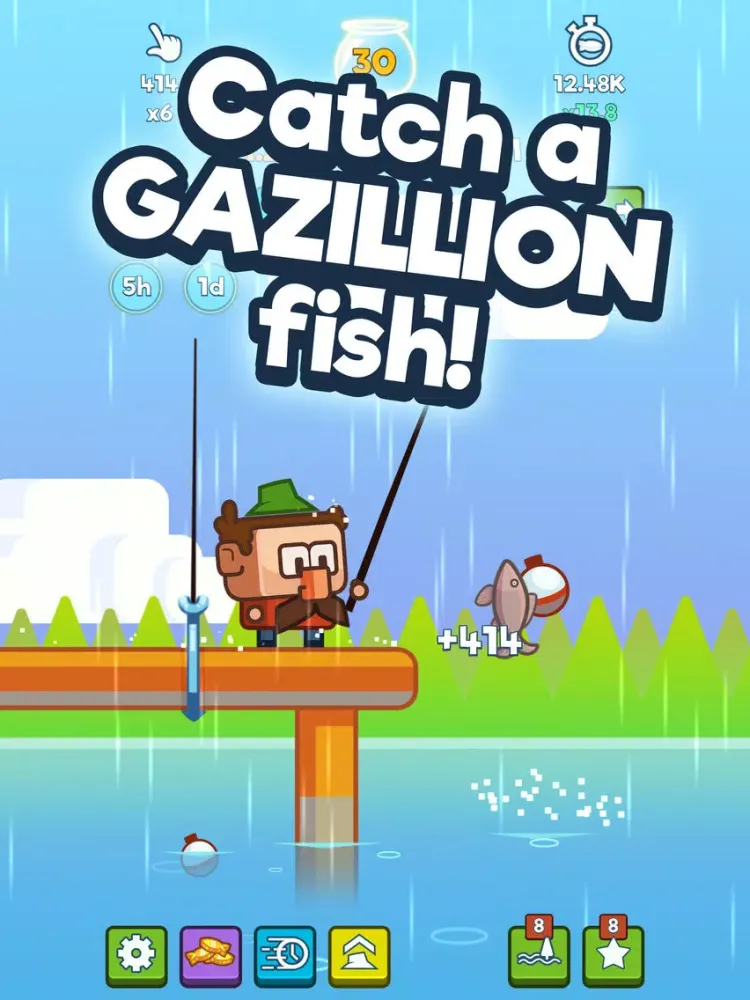 Clickbait: Tap to Fish iPad  স্ক্রিনশট