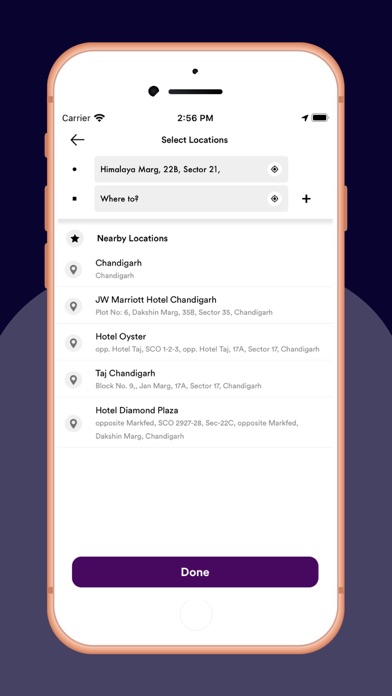 ภาพหน้าจอของ DestinationOps App