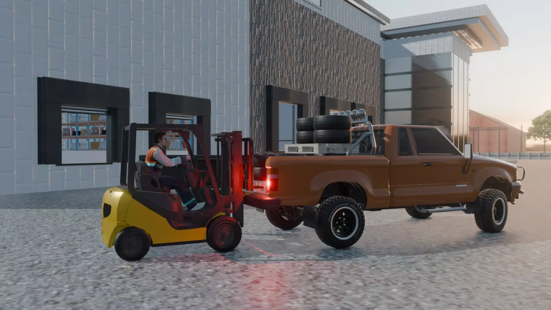 Forklift Simulator スクリーンショット