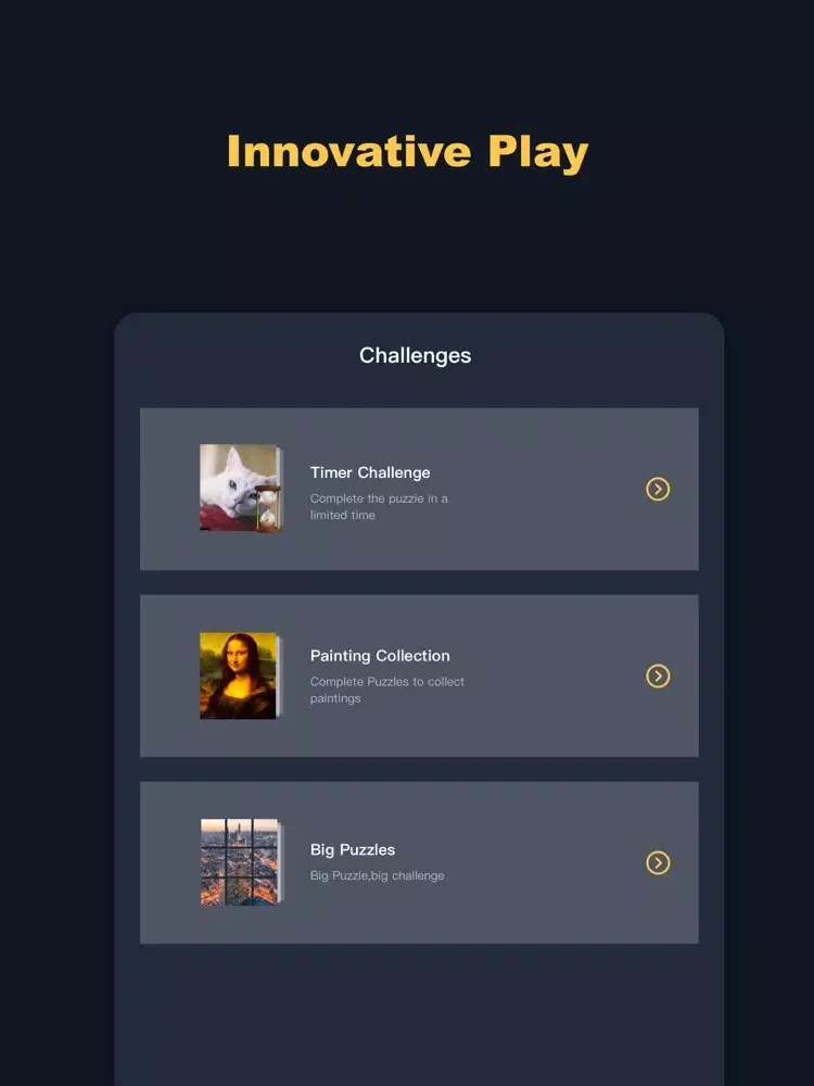 Captures d'écran de Puzzle Game - Interesting play iPad 