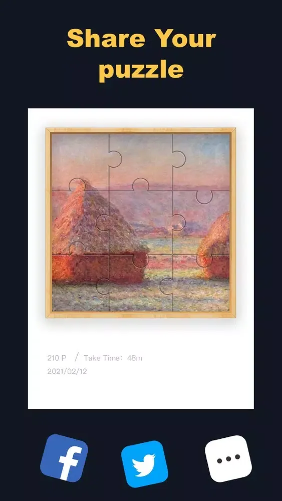 Captures d'écran de Puzzle Game - Interesting play