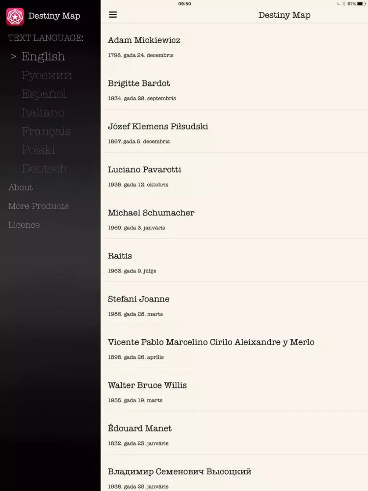 Скриншоты Destiny Map - AstroNumerology iPad 