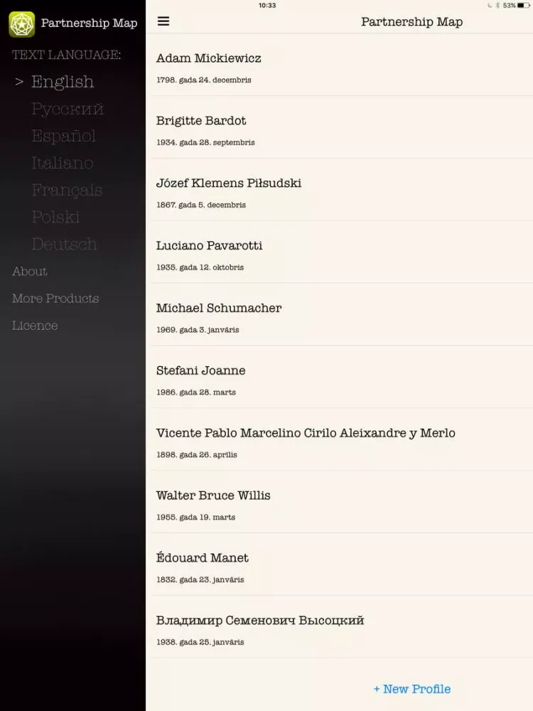 صور Partnership Map Lite iPad 