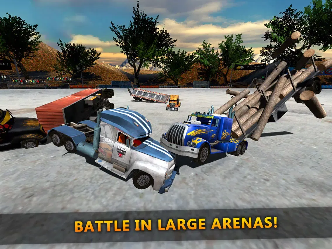 تصاویر 18 Wheeler Truck Crash Derby iPad 