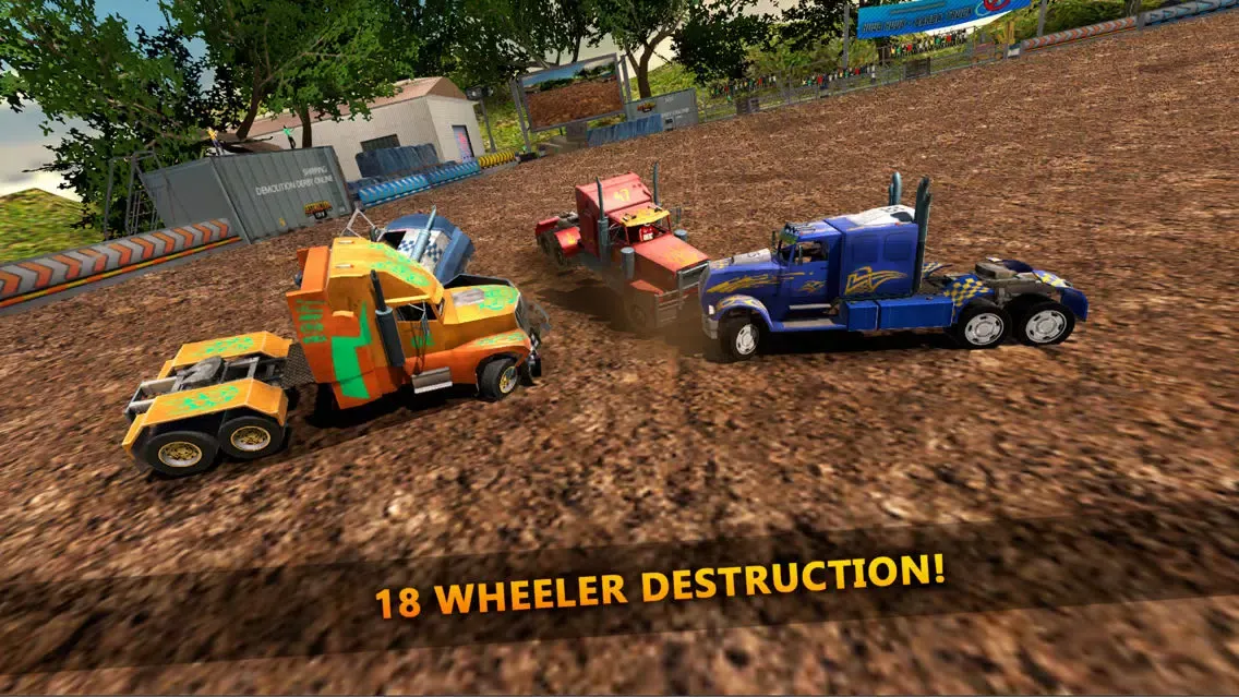 تصاویر 18 Wheeler Truck Crash Derby