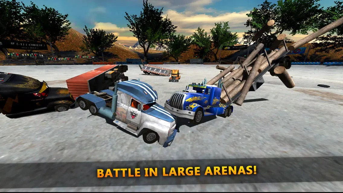 تصاویر 18 Wheeler Truck Crash Derby