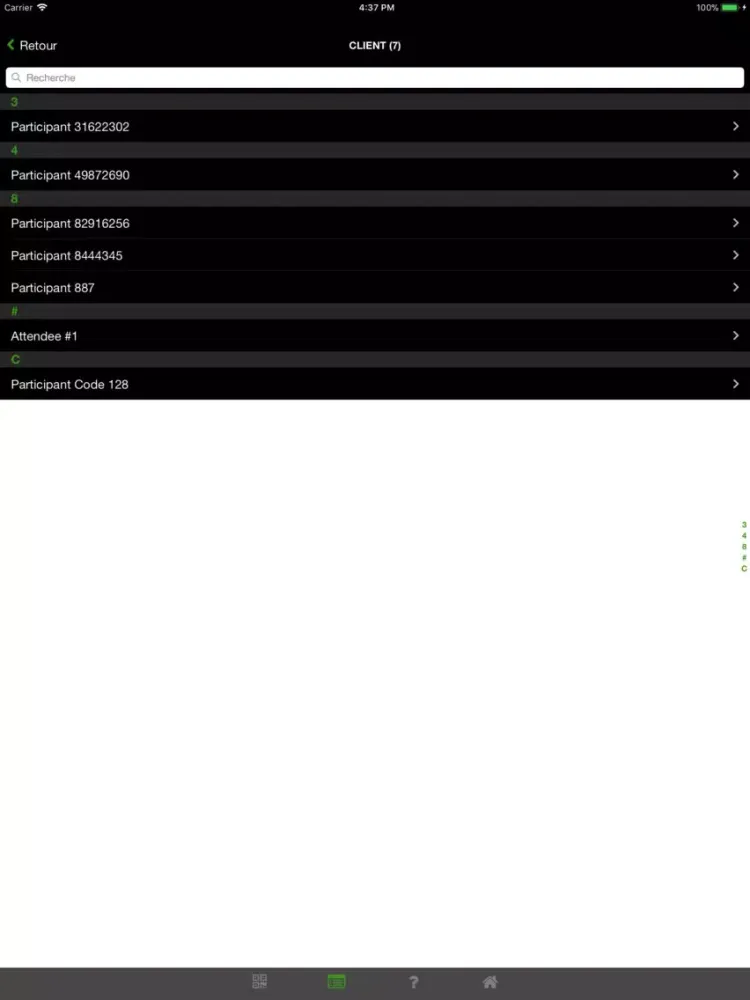 GRV 2017 Lead Retrieval iPad  Screenshots