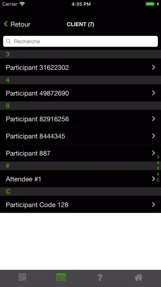 GRV 2017 Lead Retrieval Screenshots
