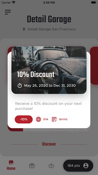 Detail Garage Loyalty Screenshots
