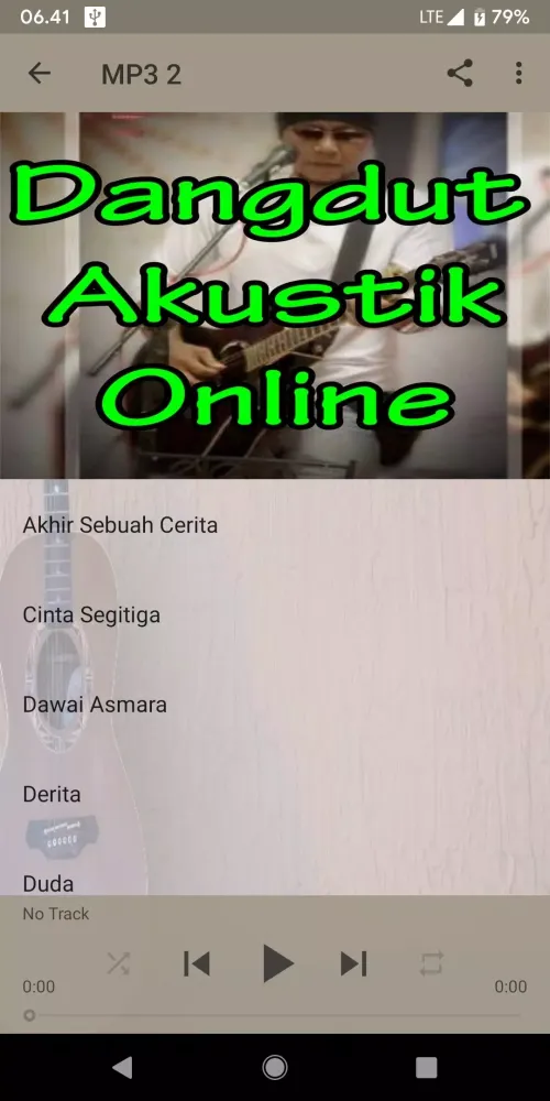 Tangkapan layar Lagu Dangdut Akustik