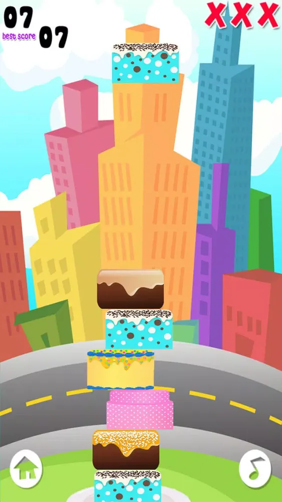 Capturas de pantalla de Cake Collapse - Tower Stacker Strategy Puzzle Game