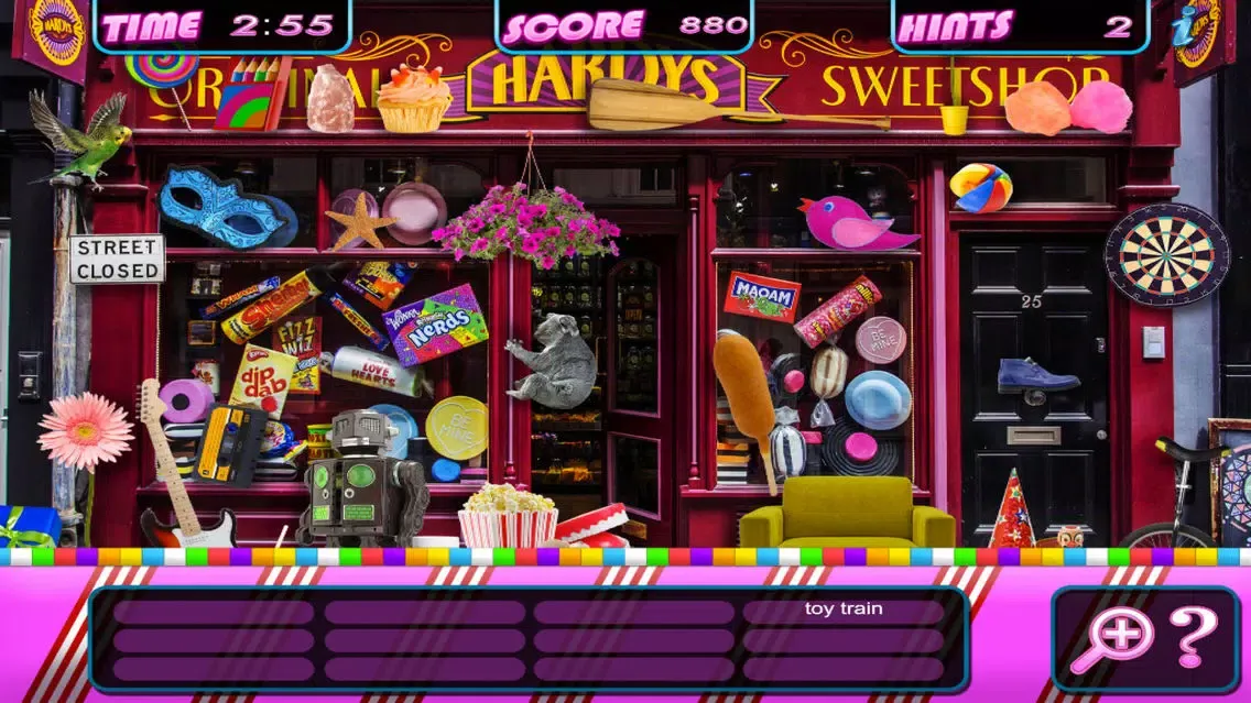 Capturas de pantalla de Candy Shop - Hidden Object Spot and Find Objects Photo Differences Dessert Cooking Game