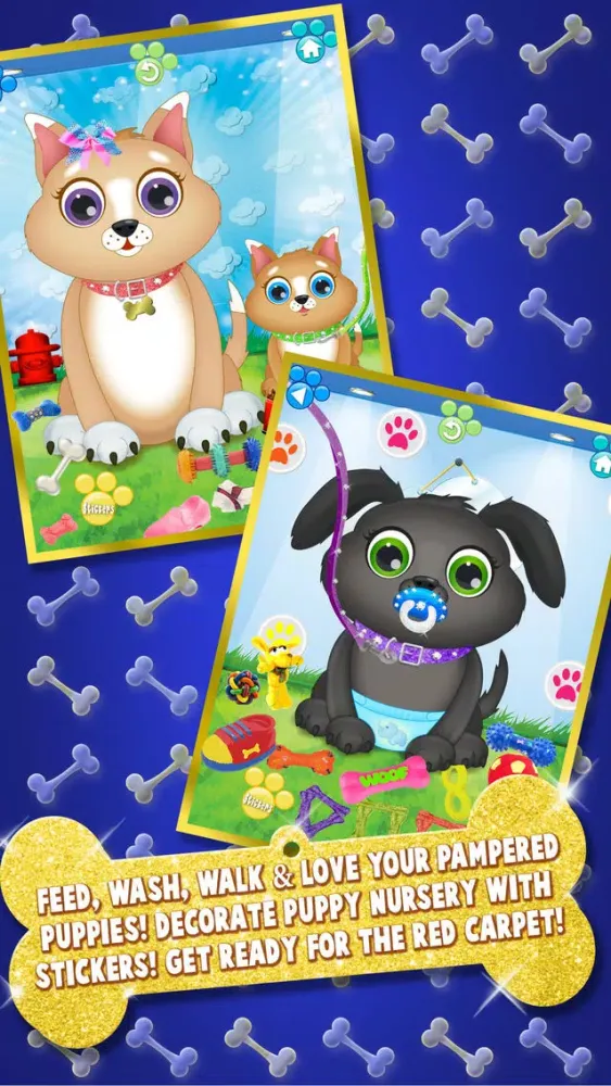 Tangkapan layar Animal Puppy Pet City Newborn Mommy Dog Pregnancy