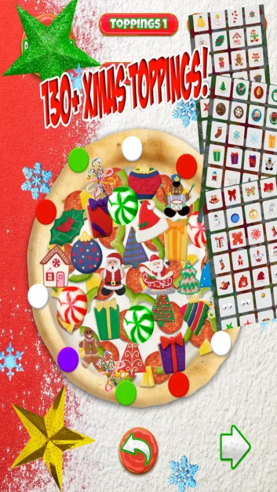 تصاویر Christmas Candy Pizza Maker Dessert Chef Cooking