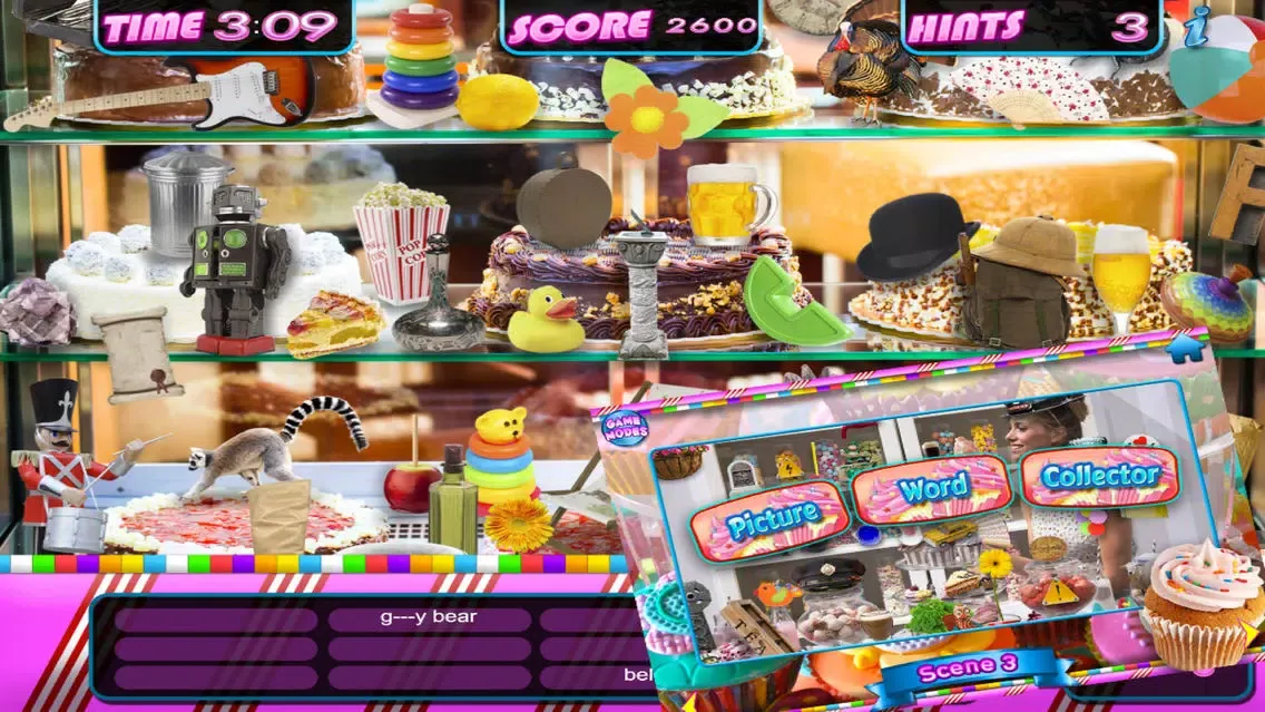 Desserts, Cupcakes & Candy - Hidden Object Spot and Find Objects Photo Differences Cooking Game应用截图