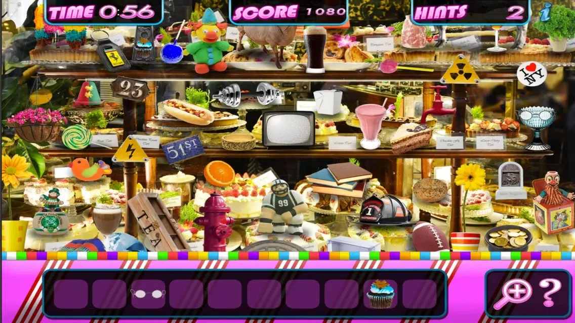 Desserts, Cupcakes & Candy - Hidden Object Spot and Find Objects Photo Differences Cooking Game应用截图