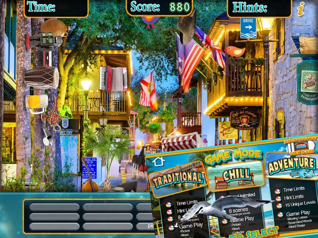 Capturas de pantalla de Florida Vacation Quest Time – Hidden Object Spot and Find Objects Differences iPad 