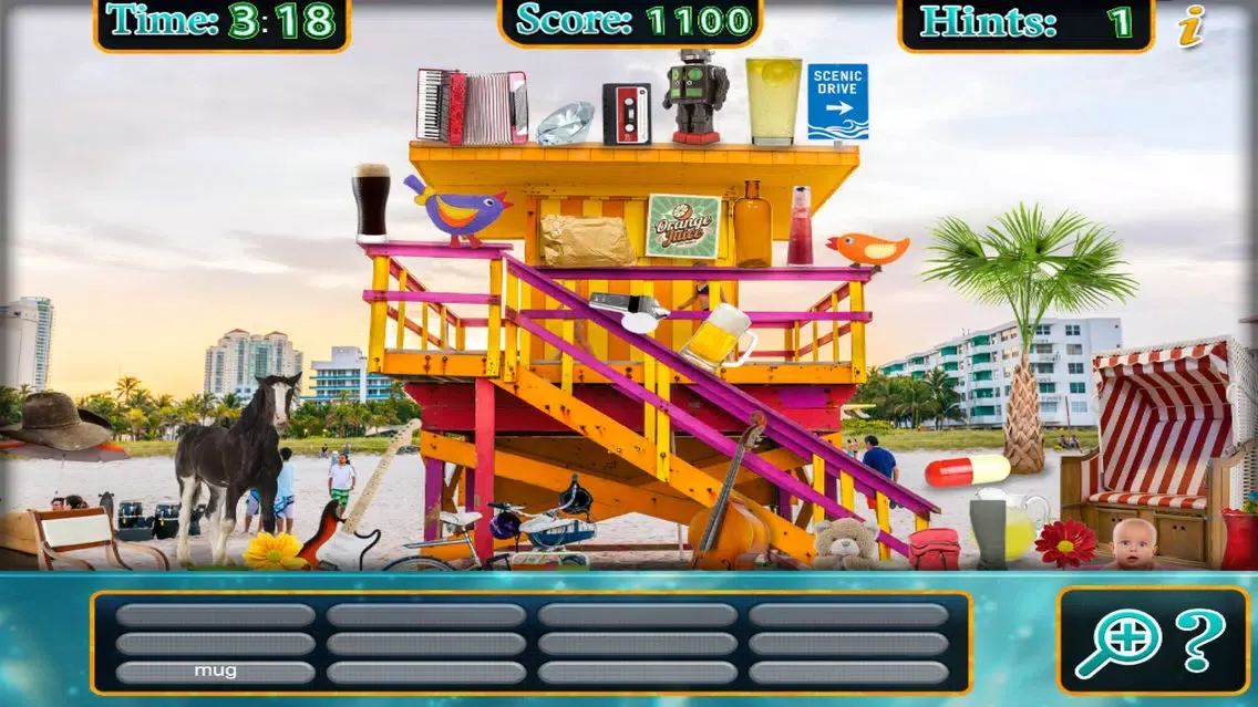 Capturas de pantalla de Florida Vacation Quest Time – Hidden Object Spot and Find Objects Differences