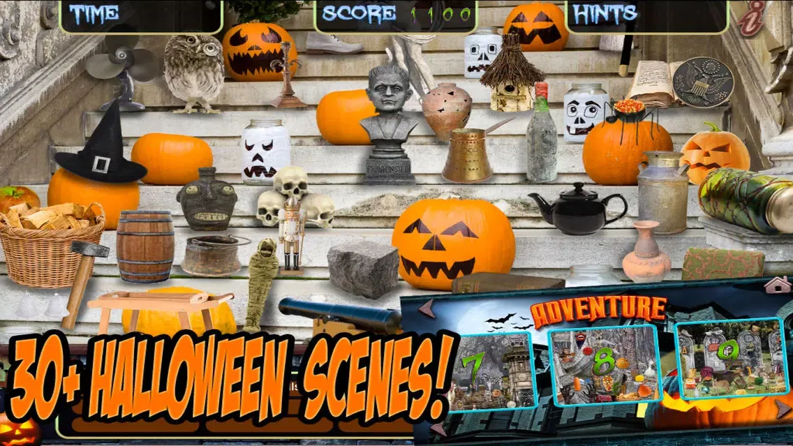 تصاویر Ghostly Haunted Halloween Mystery - Hidden Object Spot and Find Objects Differences