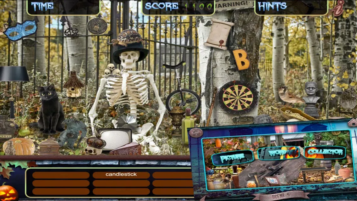 تصاویر Ghostly Haunted Halloween Mystery - Hidden Object Spot and Find Objects Differences